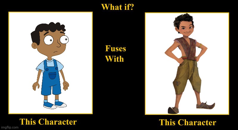 Baljeet Tijinder Fuses With Boun of Tail | image tagged in what if fuses,boun,raya and the last dragon,baljeet tijinder,phineas and ferb,medium olive skin color | made w/ Imgflip meme maker