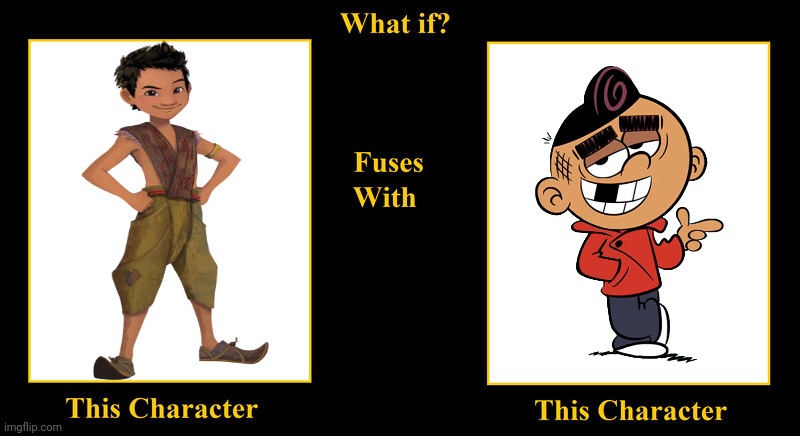 Boun of Tail Fuses With Carl Casagrande | image tagged in what if fuses,carlino casagrande,boun,raya and the last dragon,the loud house,the casagrandes | made w/ Imgflip meme maker