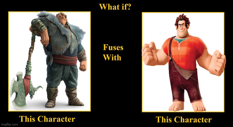 What if Tong of Spine Fuses With Ralph | image tagged in what if fuses,wreck it ralph,raya and the last dragon,tong,ralph,disney men | made w/ Imgflip meme maker