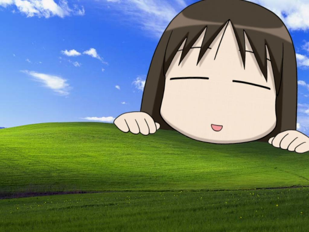 Osaka Windows XP Blank Meme Template