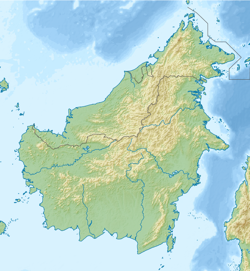 Borneo map Blank Meme Template