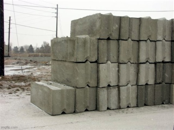 massive cinder blocks | made w/ Imgflip meme maker