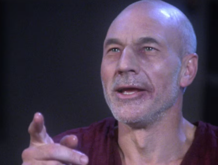 Picard and the Gulf of Mexico Blank Meme Template