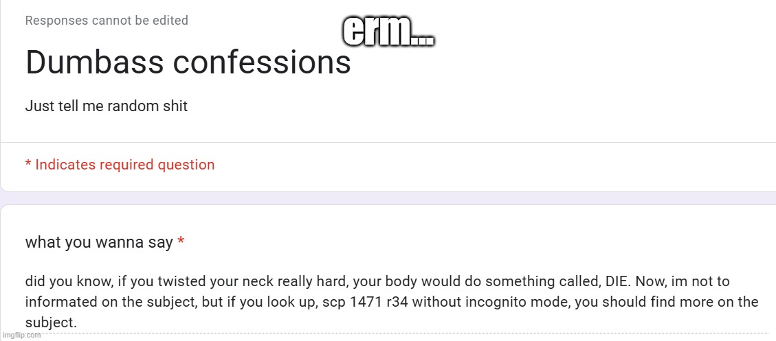 erm... | made w/ Imgflip meme maker