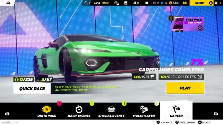 Showing off my car in Asphalt Legends Unite | made w/ Imgflip meme maker