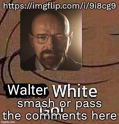 https://imgflip.com/i/9i8cg9 | https://imgflip.com/i/9i8cg9; smash or pass the comments here | image tagged in walter white go | made w/ Imgflip meme maker