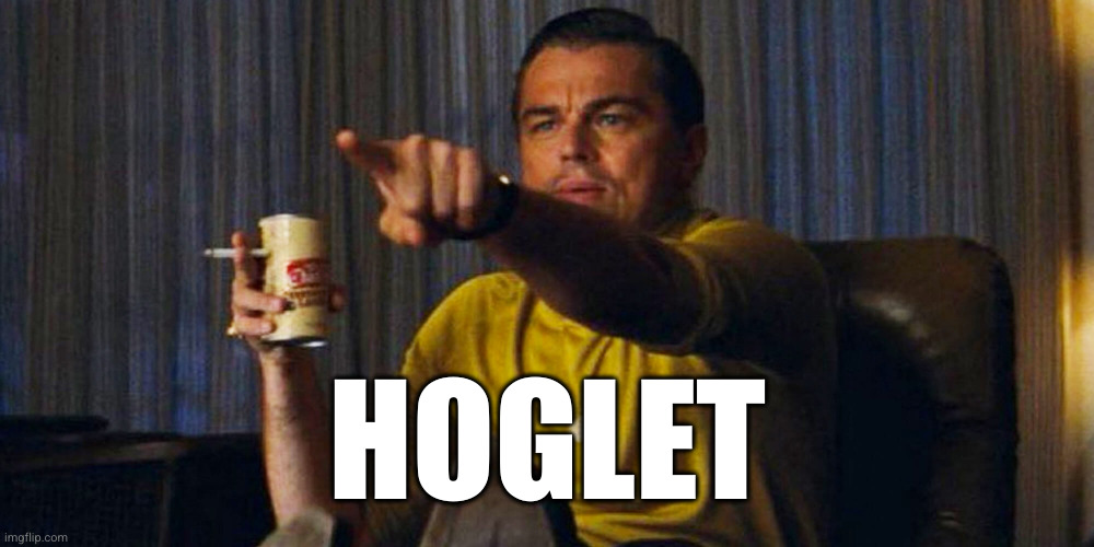 Leo pointing | HOGLET | image tagged in leo pointing | made w/ Imgflip meme maker