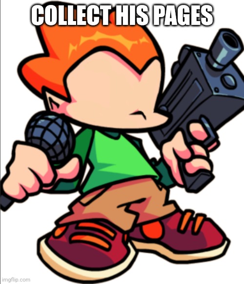 Add a face to Pico | COLLECT HIS PAGES | image tagged in add a face to pico | made w/ Imgflip meme maker