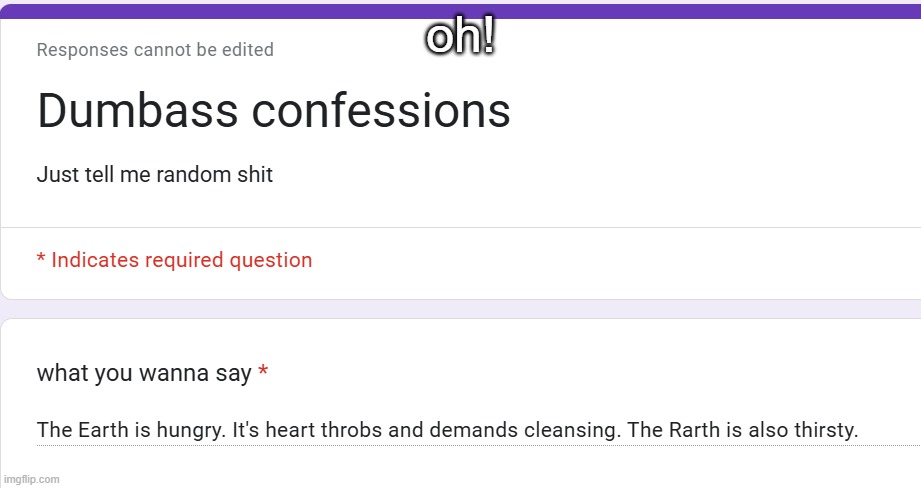 oh! | made w/ Imgflip meme maker