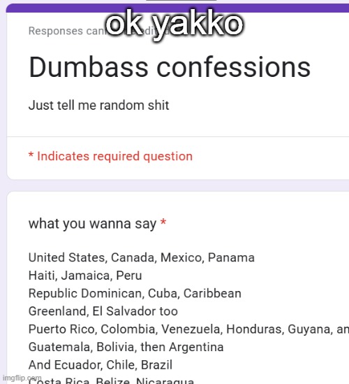 ok yakko | made w/ Imgflip meme maker