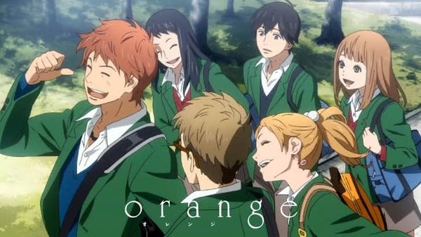 orange anime Blank Meme Template