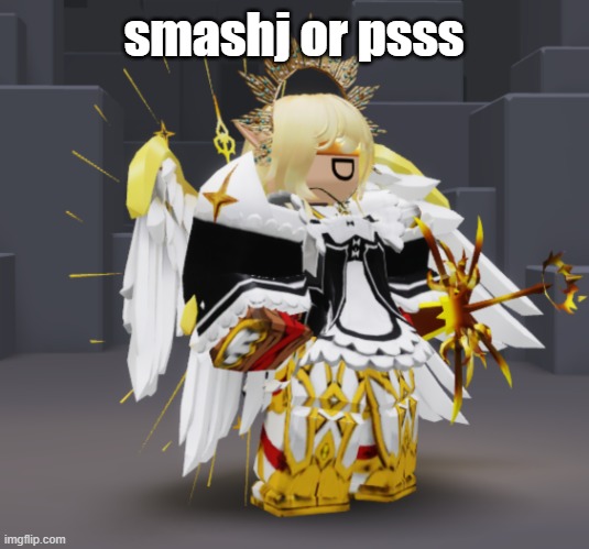 Maid Sola | smashj or psss | image tagged in maid sola | made w/ Imgflip meme maker