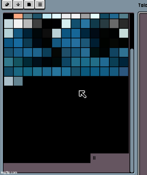 sick of this thing when same colors get duplicated in libresprite when i create a pattern from some image | made w/ Imgflip meme maker