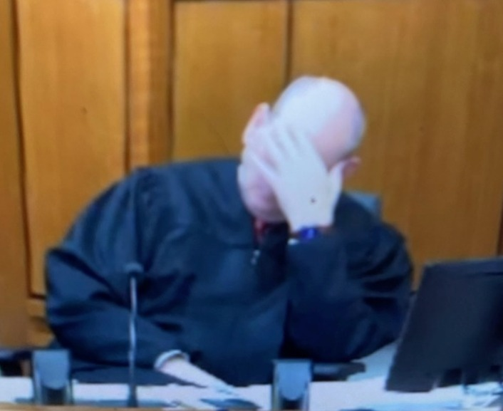 High Quality face palm judge Blank Meme Template