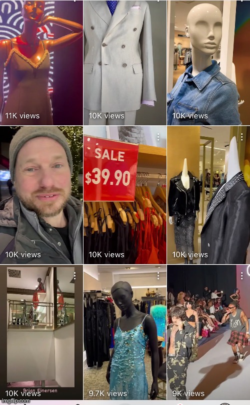 10K Klub | image tagged in fashion,saks fifth avenue,bloomingdales,the gap,kollage,brian einersen | made w/ Imgflip meme maker