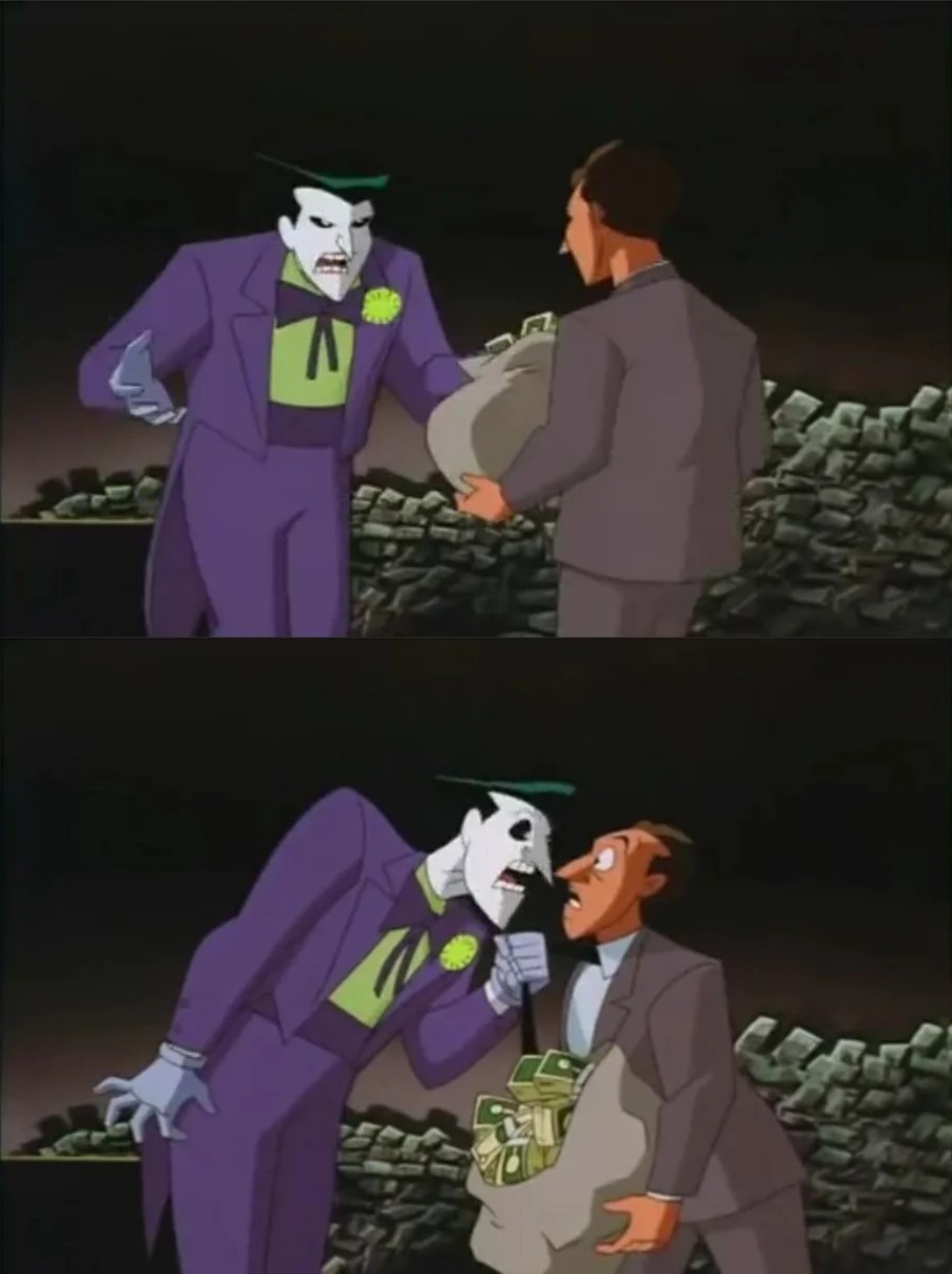 Joker IRS Meme Blank Meme Template