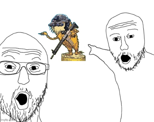 Soyjak Pointing | image tagged in soyjak pointing | made w/ Imgflip meme maker