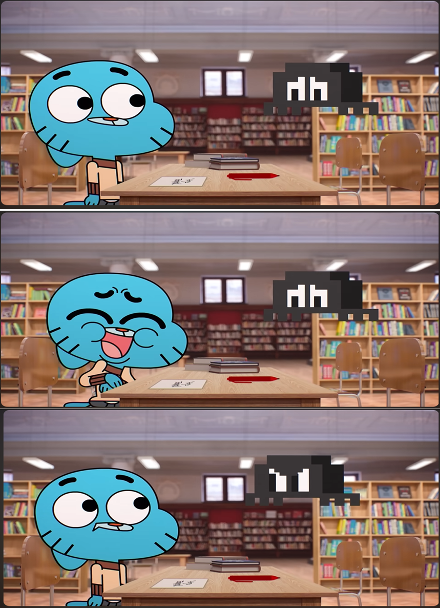 Gumball Ocho Blank Meme Template