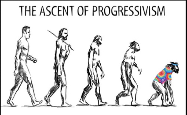 Progressives Are Regressive | image tagged in progressives,its evolving just backwards,stupid liberals,evolution,cultural marxism,communist socialist | made w/ Imgflip meme maker