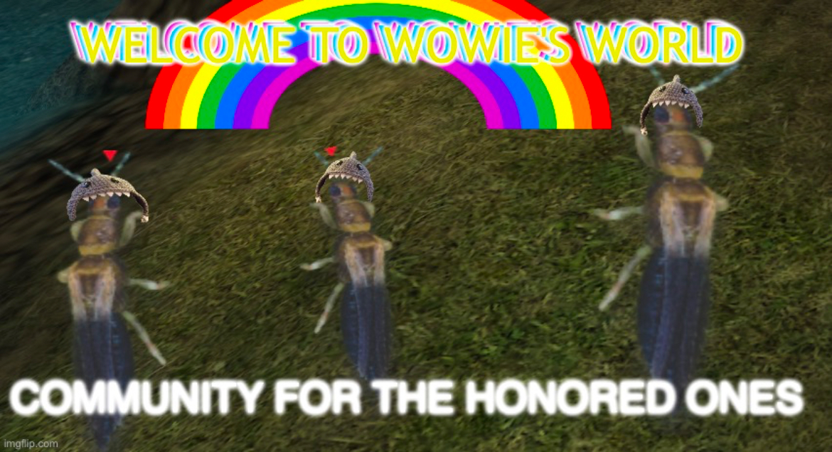 WELCOME TO WOWIE'S WORLD Blank Meme Template