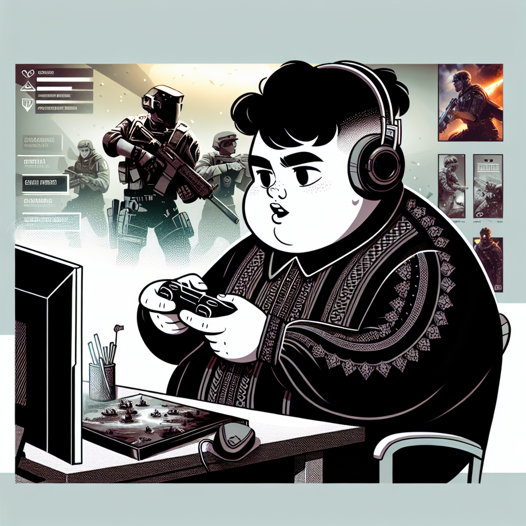 emo fat kid who plays games all day like call of duty Blank Meme Template