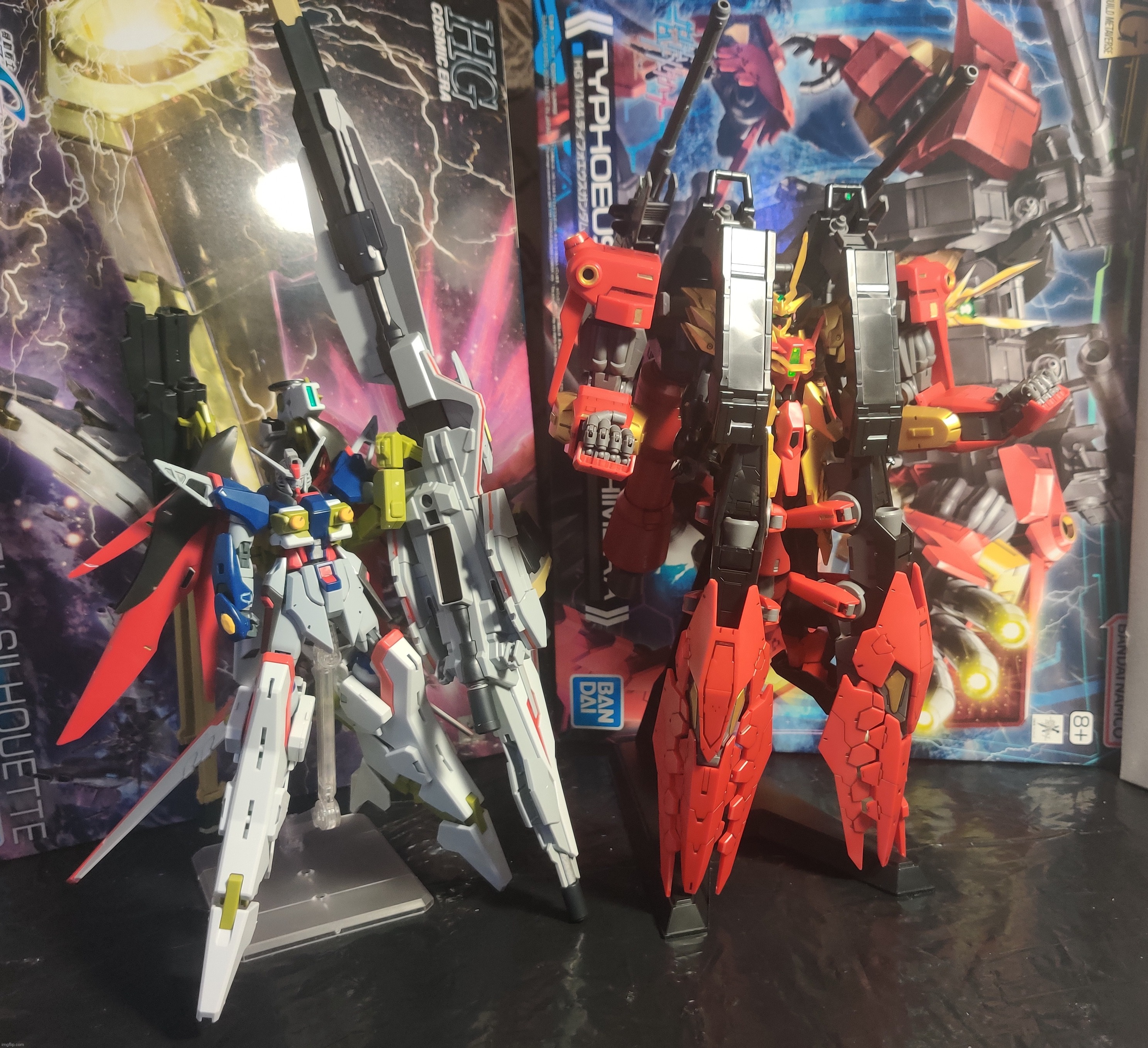 Size comparison with my two current biggest kits | made w/ Imgflip meme maker