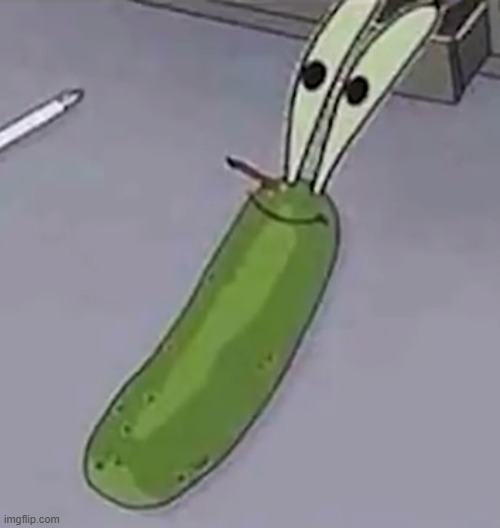 Pickle Krabs | image tagged in pickle krabs | made w/ Imgflip meme maker