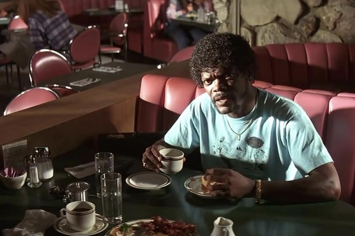 Pulp Fiction Diner Blank Meme Template