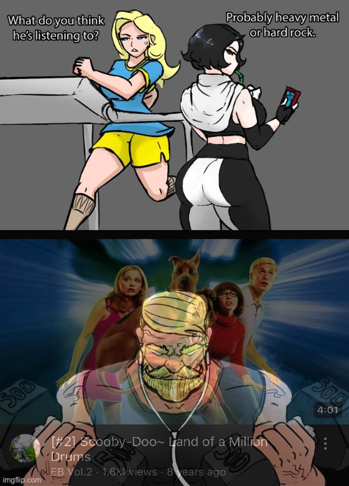 . | image tagged in what do you think he's listening to | made w/ Imgflip meme maker