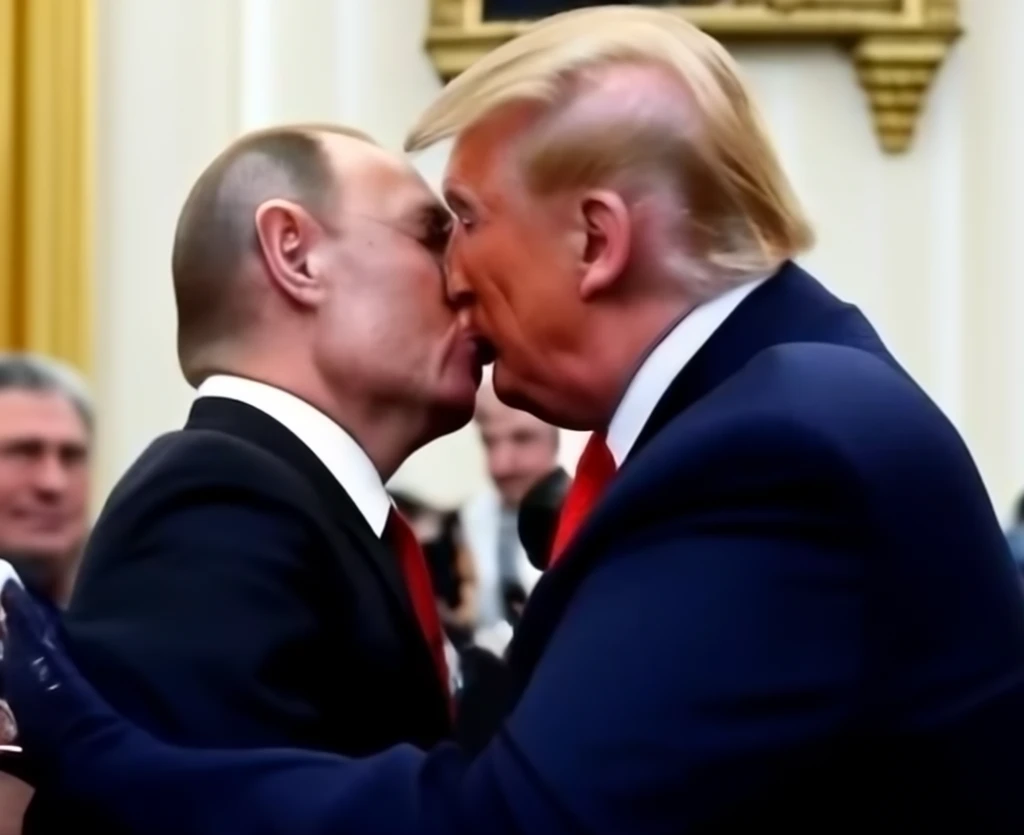 Trump Putin Blank Meme Template