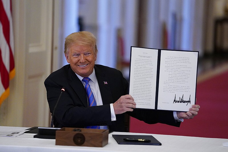 High Quality Trump signed Executive Order Blank Meme Template