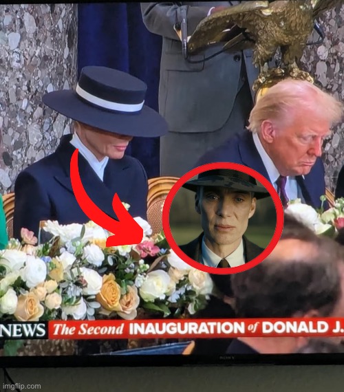 OPPENHEIMER AT THE INAUGURATION?!?!? | made w/ Imgflip meme maker
