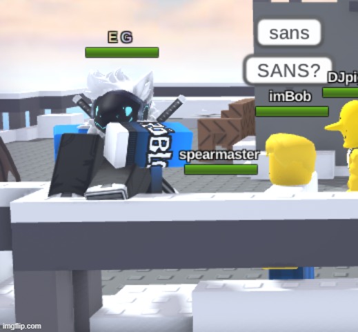 he thought they sans undertale | made w/ Imgflip meme maker