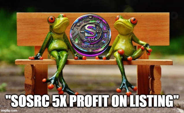 sosrc | "SOSRC 5X PROFIT ON LISTING" | image tagged in skibidi ohio sigma rizzler coin | made w/ Imgflip meme maker