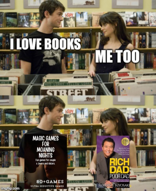 I love Books meme template | image tagged in i love books meme template | made w/ Imgflip meme maker