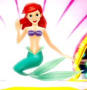 ariel sitting Blank Meme Template