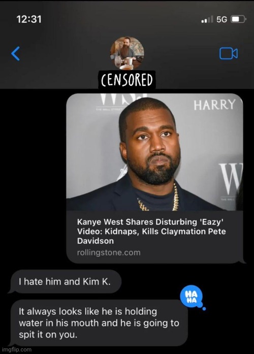 Kanye's mouth in a nutshell: | image tagged in memes,reddit,rareinsults | made w/ Imgflip meme maker