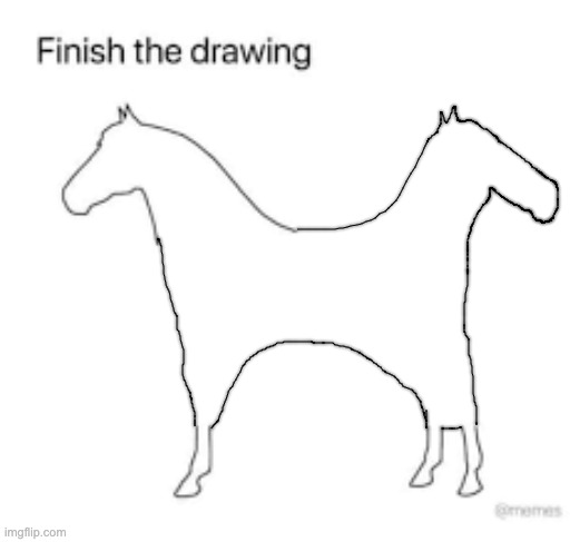 Finish the drawing | image tagged in finish the drawing | made w/ Imgflip meme maker