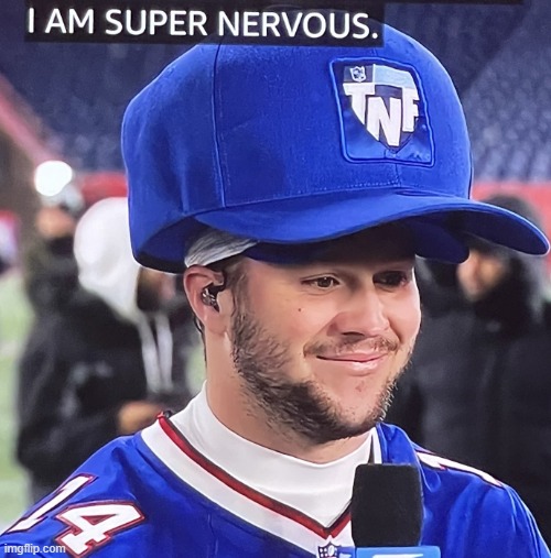 big hat josh | image tagged in big hat josh,nfl,buffalo bills | made w/ Imgflip meme maker