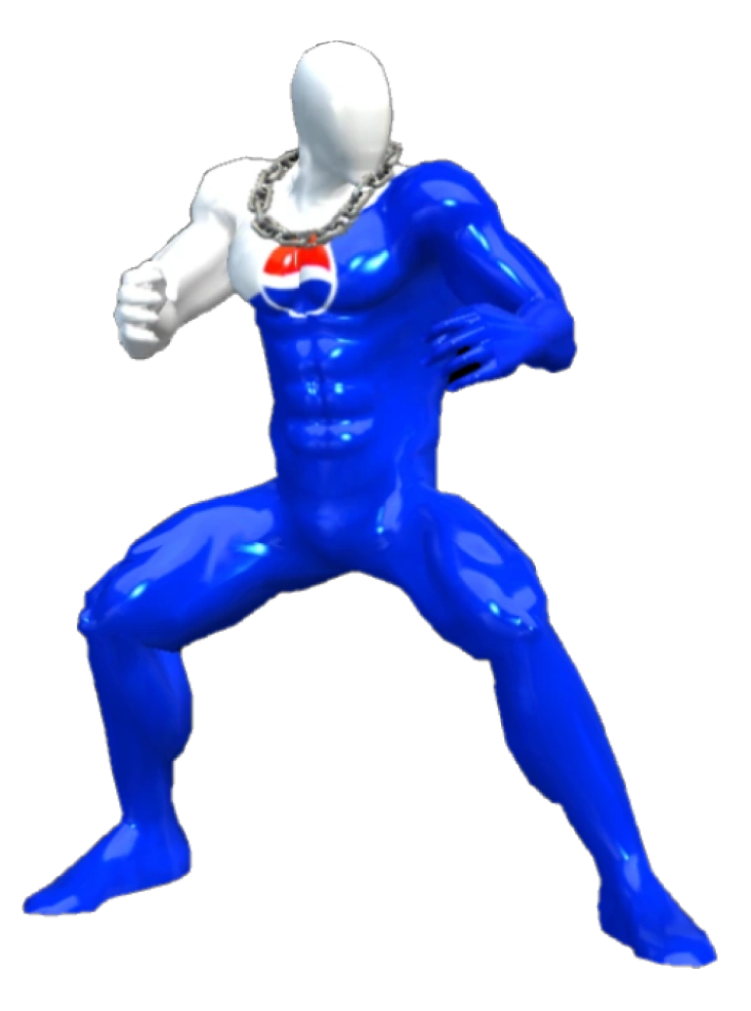 High Quality PEPSIMAN Blank Meme Template