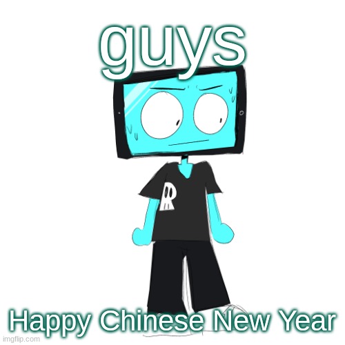 IcyXD concerned | guys; Happy Chinese New Year | image tagged in icyxd concerned | made w/ Imgflip meme maker