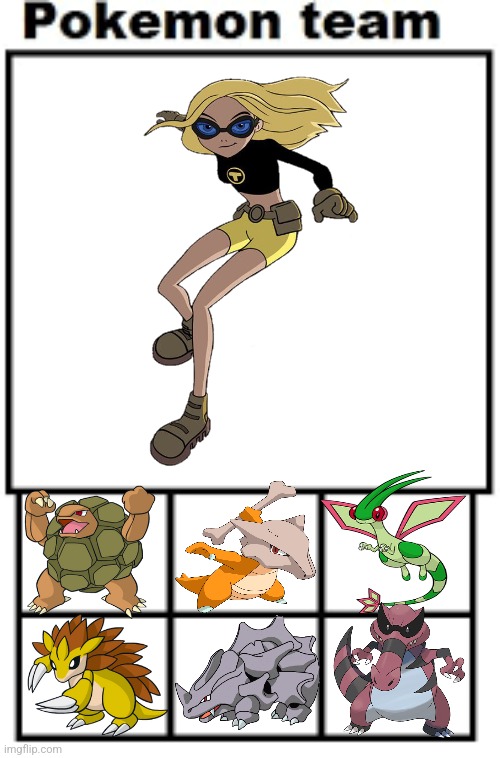 Terra's Pokémon | image tagged in pokemon team | made w/ Imgflip meme maker