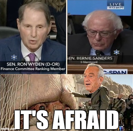 maha | IT'S AFRAID | image tagged in big pharma,vaccines,poison,greed,nwo police state | made w/ Imgflip meme maker