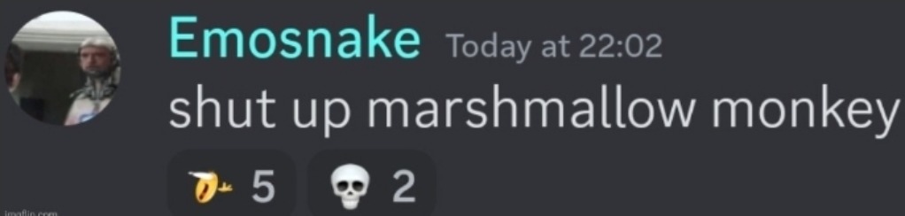 shut up marshmallow monkey | image tagged in shut up marshmallow monkey | made w/ Imgflip meme maker