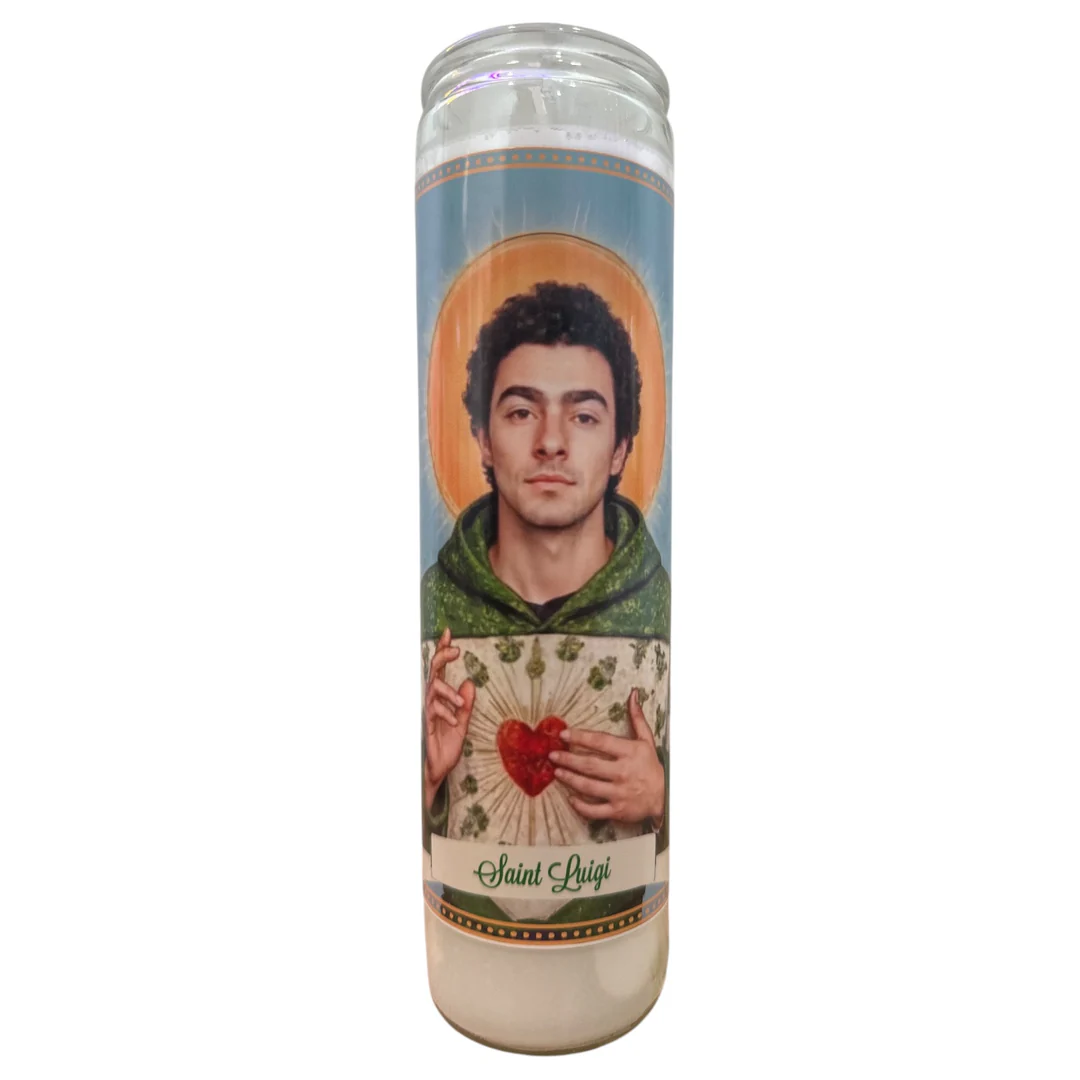 Saint Luigi candle Blank Meme Template