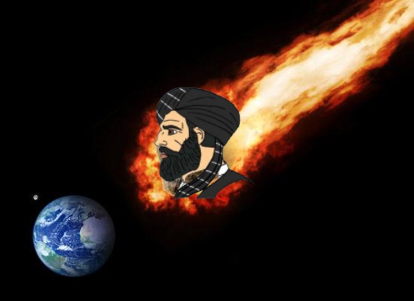 Jackass Giant Asteroid | image tagged in jackass giant asteroid | made w/ Imgflip meme maker