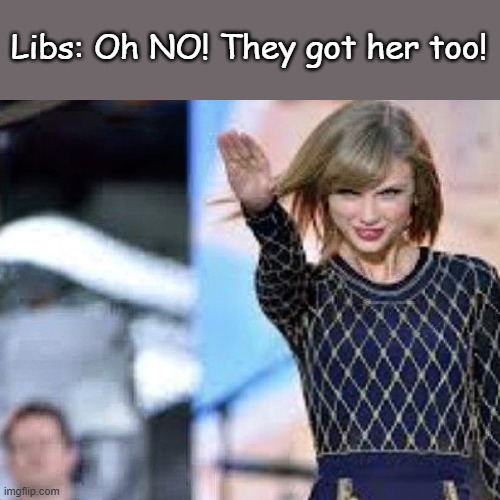 Libs: Oh NO! They got her too! | image tagged in politics | made w/ Imgflip meme maker