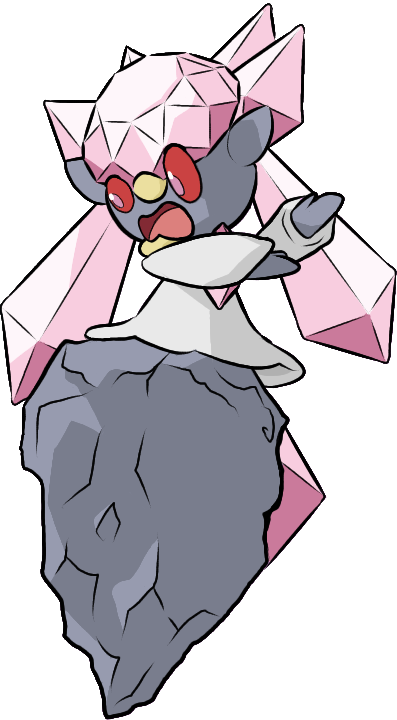 Scared Diancie Blank Meme Template