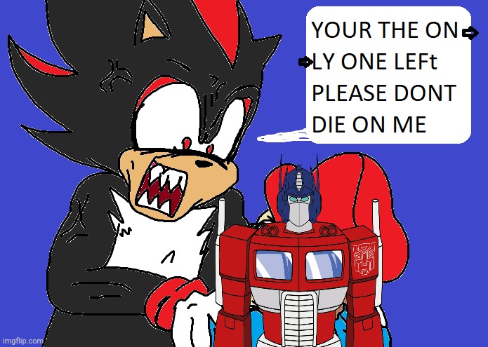 Shadow Screaming At Mario | image tagged in shadow screaming at mario | made w/ Imgflip meme maker