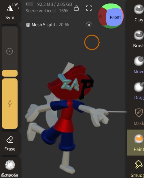 Zap is pretending to be spiderman again | made w/ Imgflip meme maker